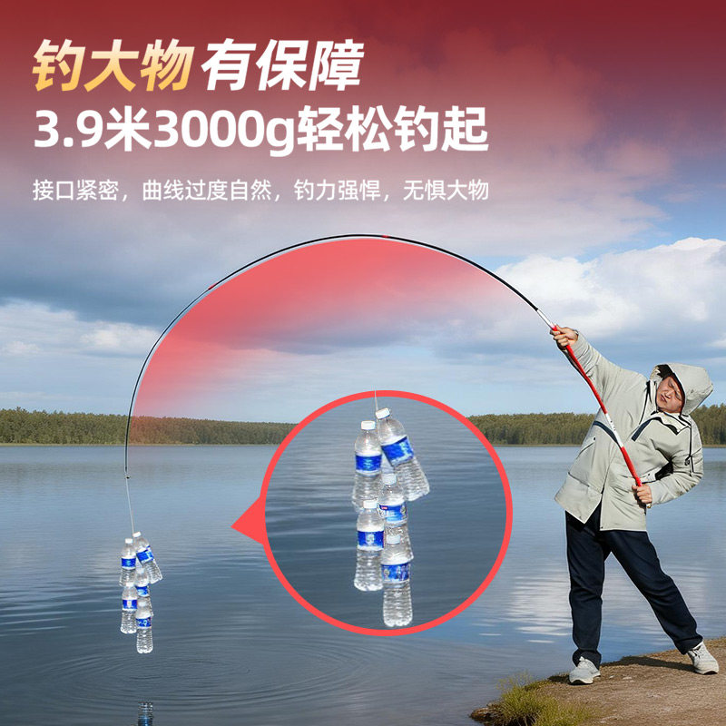 正品8H19调碳素大物黑坑钓鱼竿手杆超轻硬鲤鲫鱼竿台钓竿大棚杆,淘宝优惠券,粉丝福利购,淘宝优惠卷