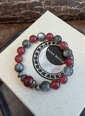 【1月NEW】无尽的爱和吸引力仪式感手链 草莓晶星辉骨干水晶手链