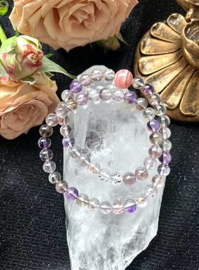 七运烟花天然水晶手链
