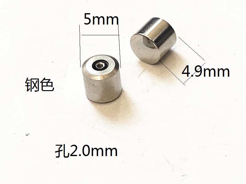 手表钢色把头把的表冠手表配件零件表把 - 图1