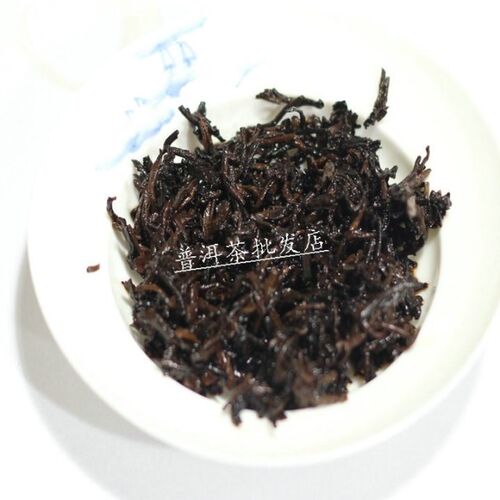 普洱茶 茶叶 05年勐海普洱茶宫廷老散茶包邮 熟茶散 - 图0