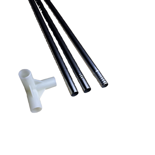 宿舍床帘蚊帐支架配件学生家用通用不锈钢横杆管子单卖买三通杆子 - 图3