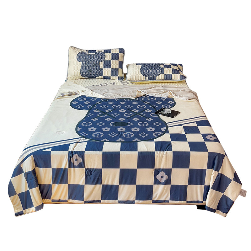 夏季凉感冰丝夏凉被四件套床笠款乳胶凉席三件套儿童单双人空调被,淘宝优惠券,粉丝福利购,淘宝优惠卷