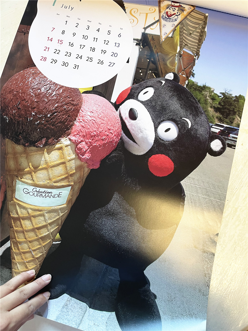 现货2024年真熊台历挂历kumamon square熊本办公室新年限定 包邮 - 图0