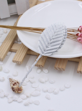 DIY花环头饰仿真手工制作小树叶