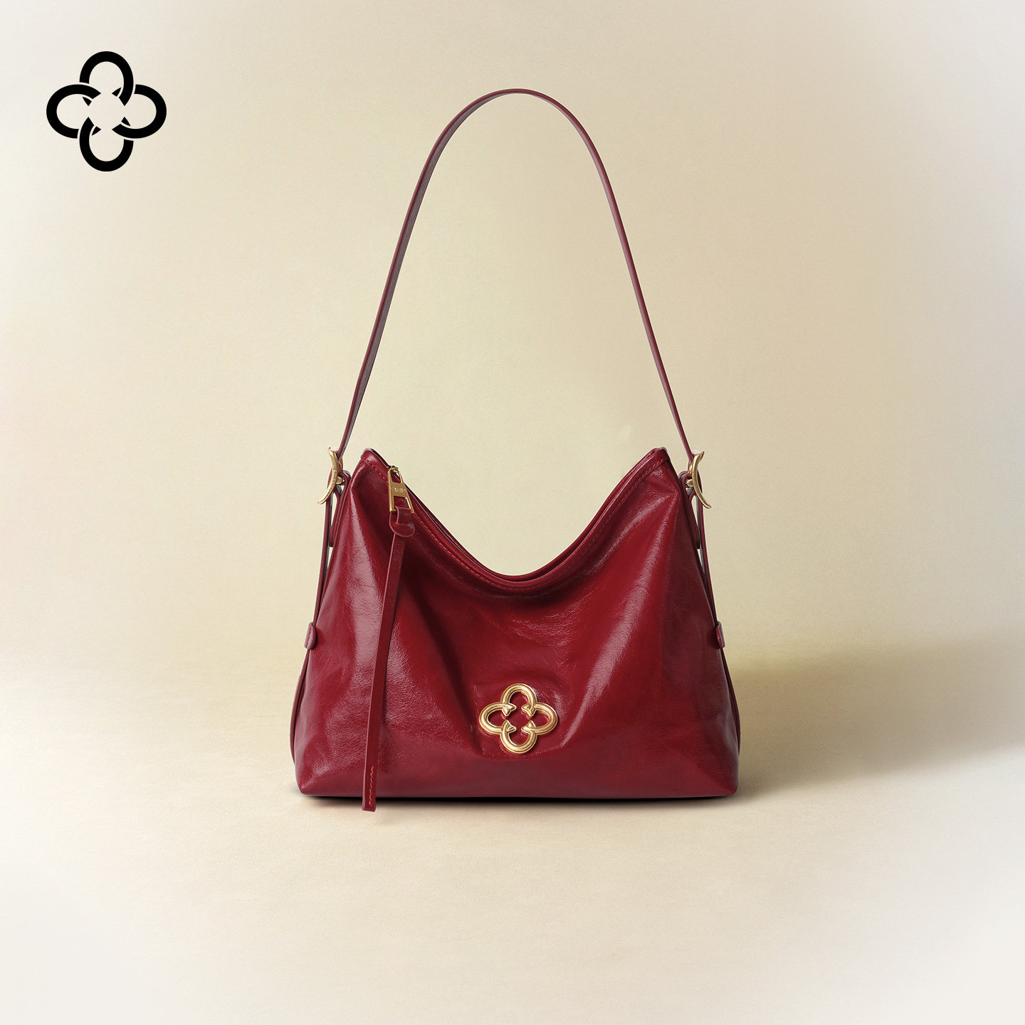 卡思乐MINI松涛小托特包植鞣牛皮单肩斜挎hobo包红色新娘婚包女,淘宝优惠券,粉丝福利购,淘宝优惠卷