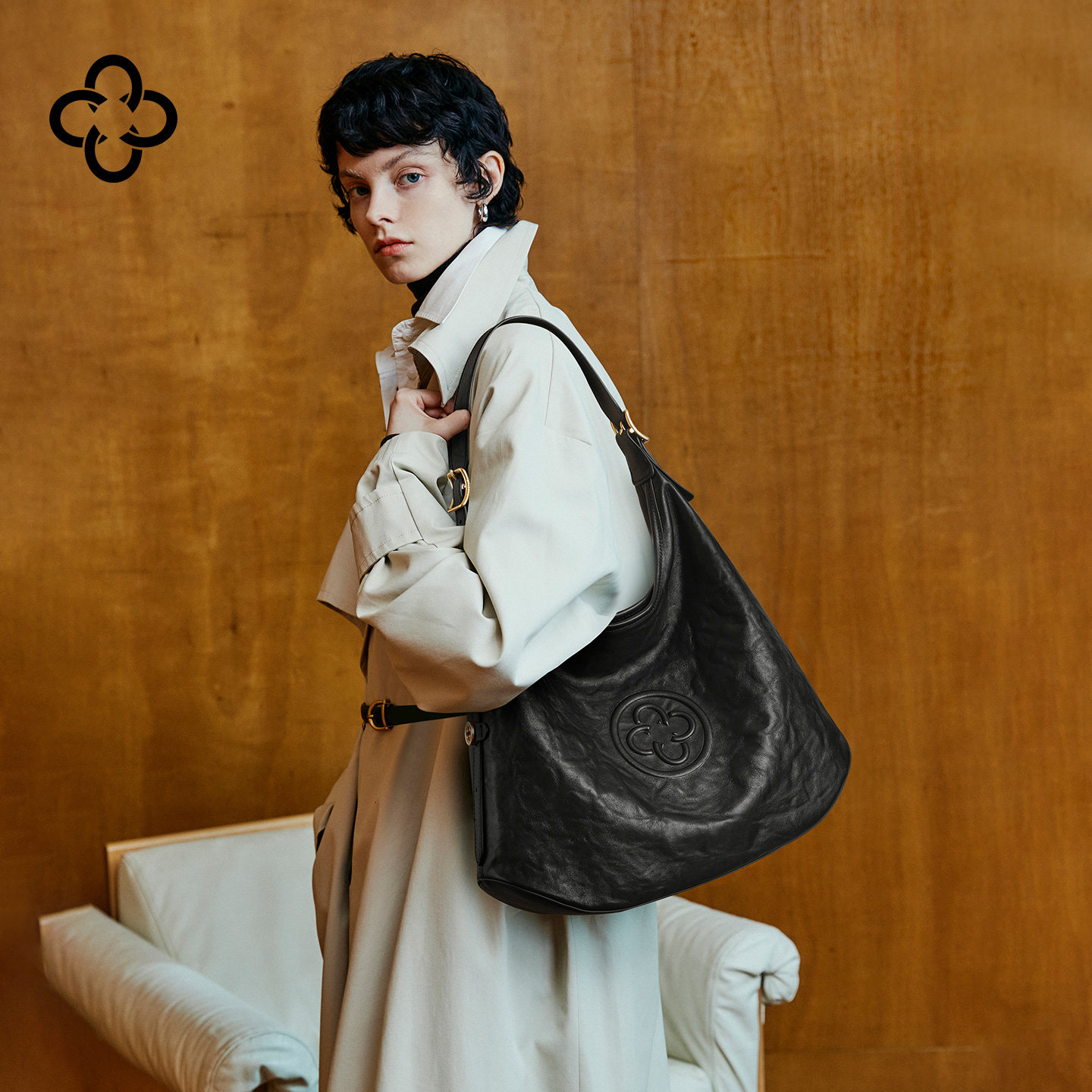 CASSILE卡思乐翘翘包大容量托特包2026新款冬通勤斜挎hobo腋下包,淘宝优惠券,粉丝福利购,淘宝优惠卷