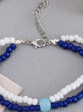 女士米珠手链欧美跨境高级感手串