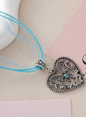 2025夏季新款欧美跨境爱心吊坠