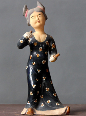 彩绘手工艺术品古玩软装家居摆设