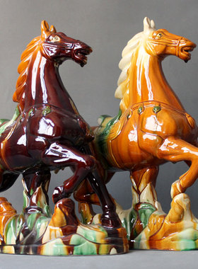 摆件风水赤兔马送宝马