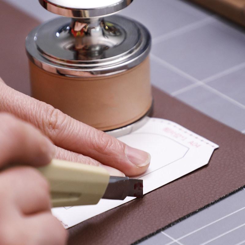 不锈钢皮镇 皮雕镇压DIY手工皮具压合工具皮革防滑压 皮革稳定器 - 图2