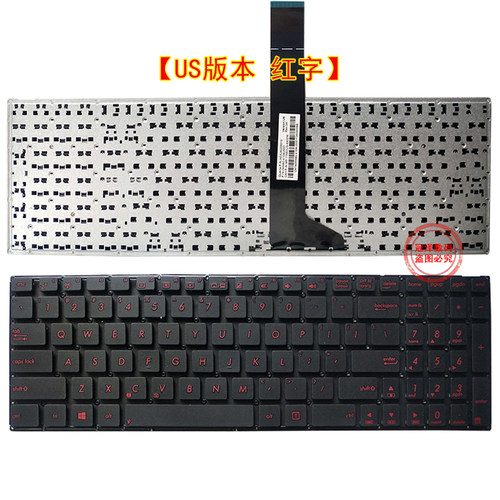 RU/BR/SP/FR/PO/UK 适用 ASUS华硕 F550V F550L VX50V A550J X552W X552M X552L键盘 - 图2