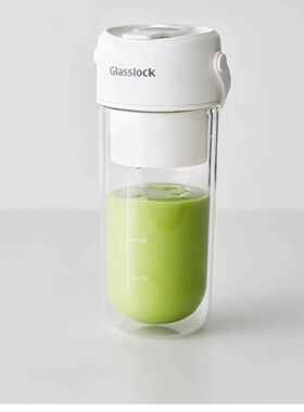 韩国Glasslock榨汁杯玻璃小型电动无线果汁机便携式多功能榨汁机
