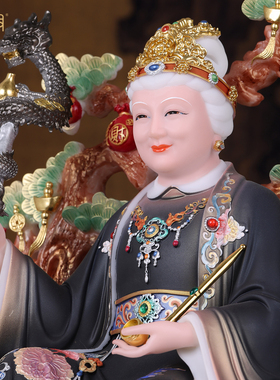 铁刹山黑妈妈佛像供奉摆件