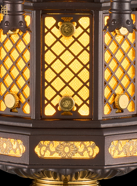 LED禅意八吉祥家用寺庙佛前供灯