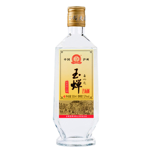 泸州玉蝉老酒80版大曲酒52度浓香型