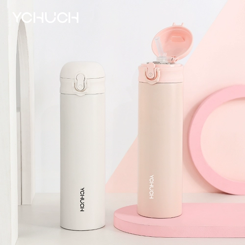 Трубочка, высококачественный вместительный и большой детский стакан из нержавеющей стали со стаканом для школьников