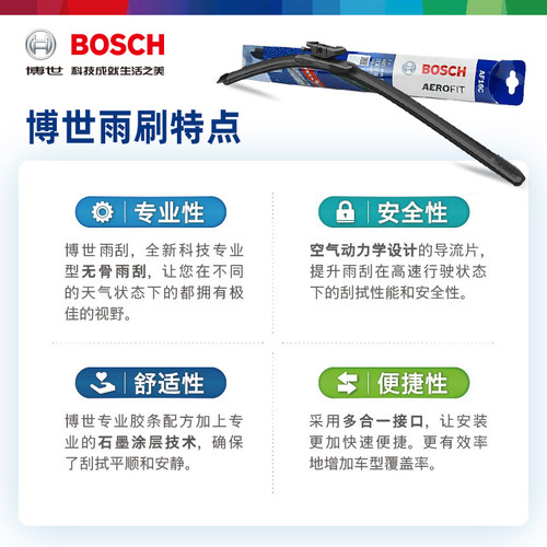 博世雨刷片雨刮器适配日产新天籁轩逸阳光逍客骐达骊威奇骏新蓝鸟 - 图1