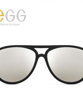 圆脸飞行员男士个性风太阳眼镜