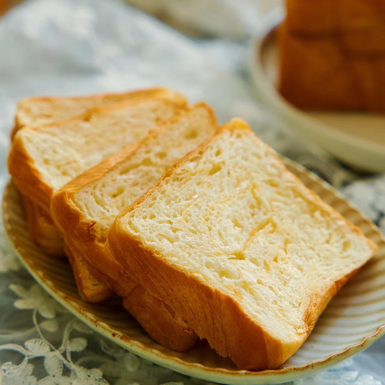 沪上阿姨小奶砖吐司面包80g*6袋早餐代餐营养即食点心糕点饱腹-图1