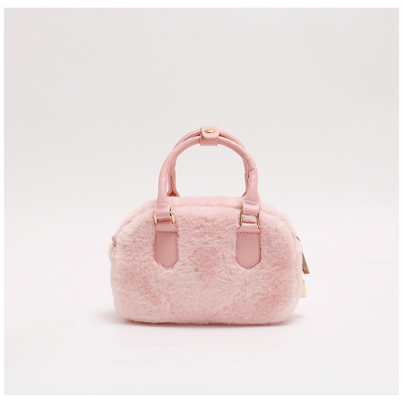 手提毛绒绒包包女枕头包2025新款秋冬高级感毛毛包时尚斜挎小包包