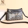 Genuine leather textured bag for women 2025 new fashion women small square bag versatile mobile phone coin wallet large capacity single shoulder