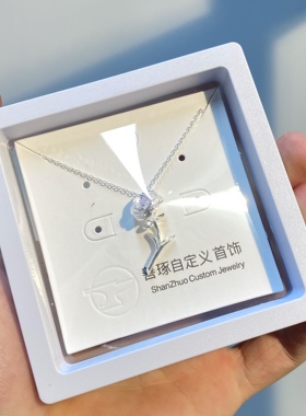 银饰项链母亲节纯银925银自定义