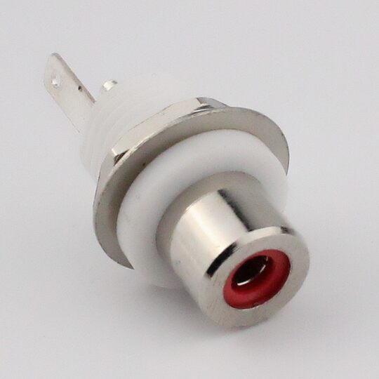 Brand new pure copper nickel-plated lotus seat RCA seat audio socket lotus mother lotus mother seat insulation and anti-interference