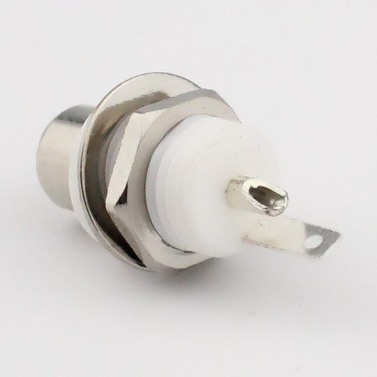 Brand new pure copper nickel-plated lotus seat RCA seat audio socket lotus mother lotus mother seat insulation and anti-interference