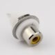 Brand new pure copper nickel-plated lotus seat RCA seat audio socket lotus mother lotus mother seat insulation and anti-interference