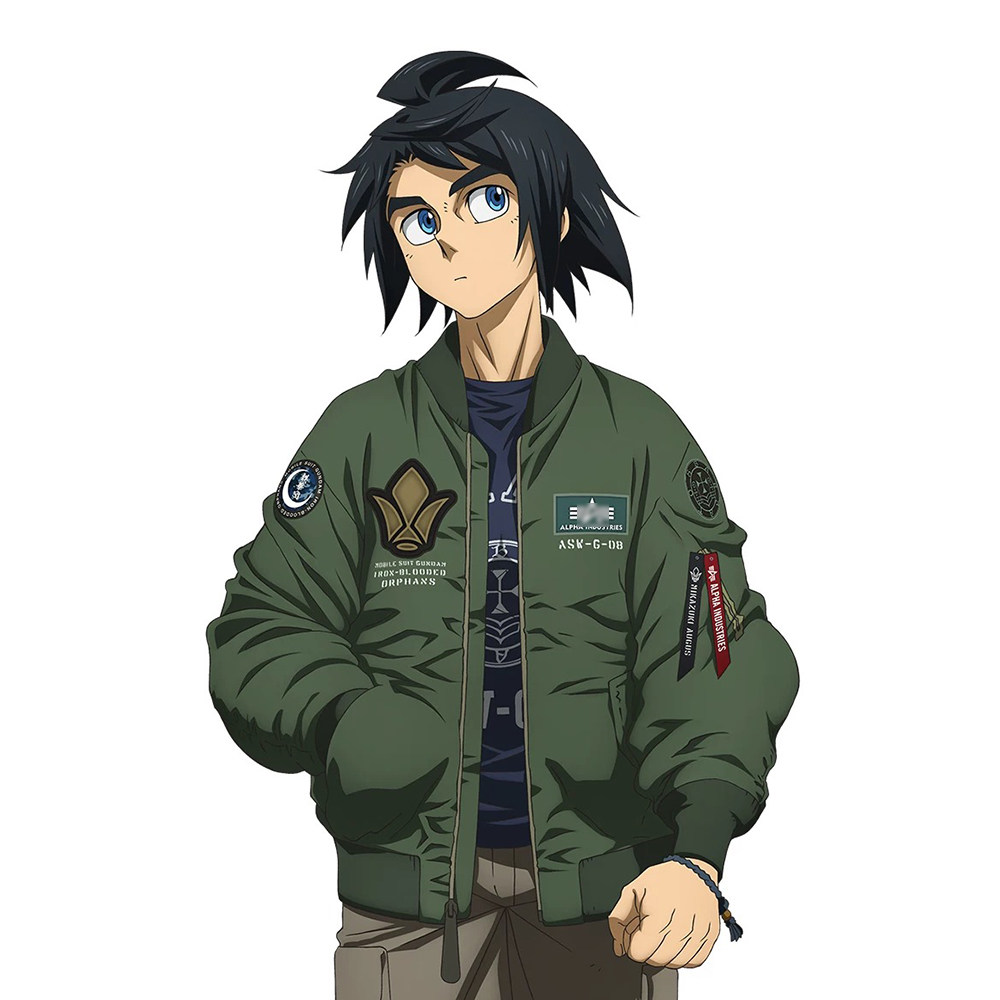 机动战士高达铁血的奥尔芬斯三日月铁华团夹克MA-1棉服男保暖外套,淘宝优惠券,粉丝福利购,淘宝优惠卷