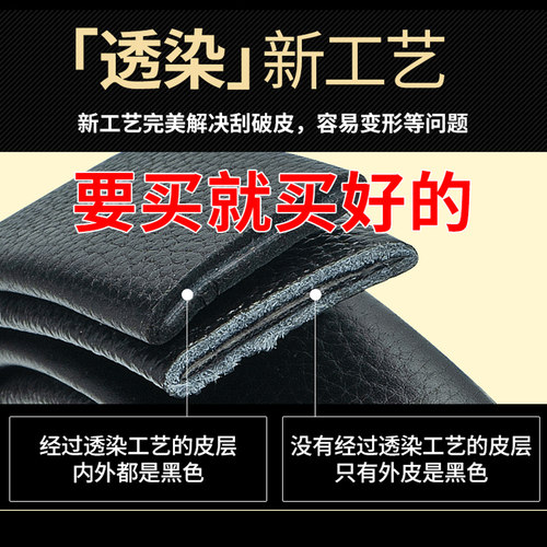 头层牛皮皮带男真皮不带头高端自动扣纯无头裤带条男士针扣腰带身-图1