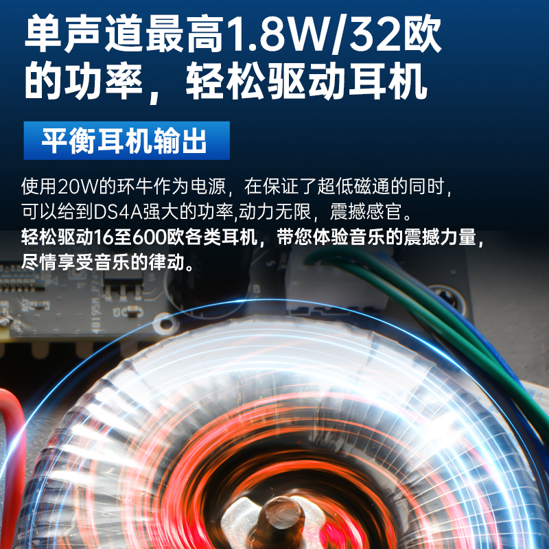 trasam/全想DS4A 双9038平衡4.4解码耳放一体机蓝牙HiFi发烧音频 - 图2