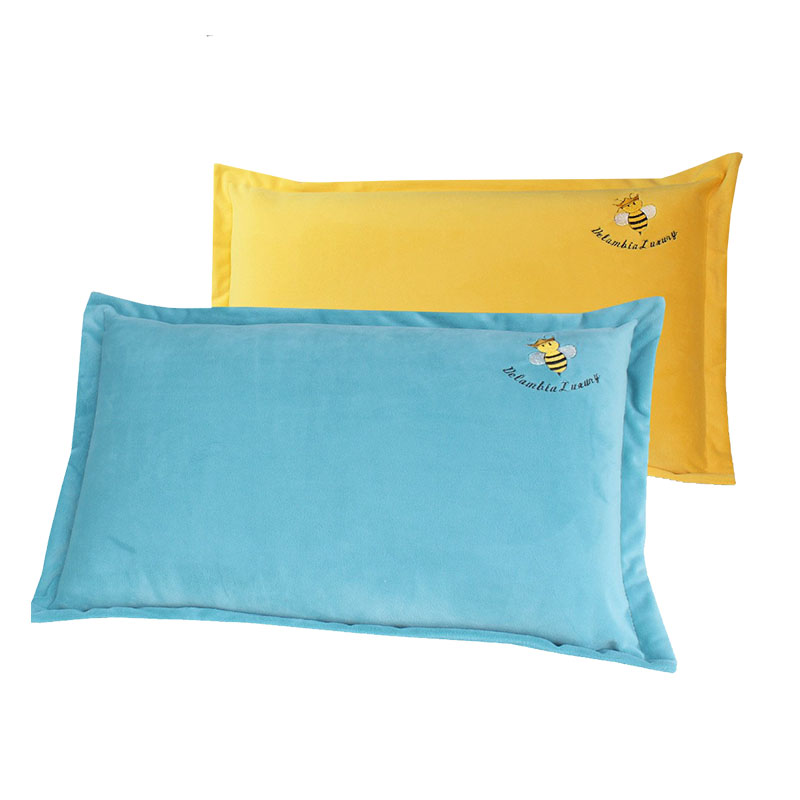 加厚乳胶儿童水晶绒枕套婴儿绒枕头套30x50宝宝绒枕芯套单人40x60 - 图3