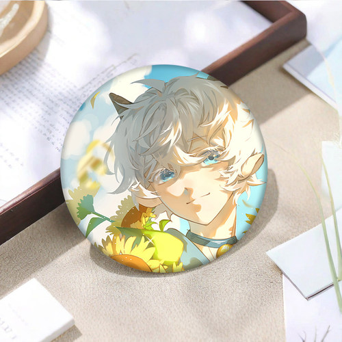 喜羊羊拟人流沙麻将徽章吧唧二次元周边亚克力砖定制立牌创意礼物 - 图2