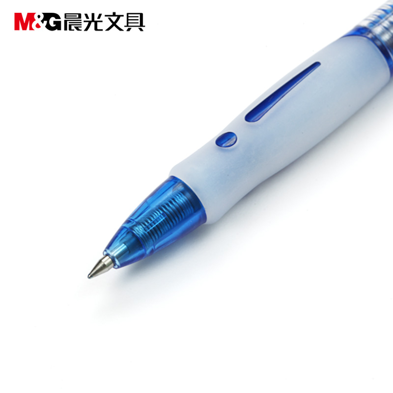 晨光文具 中性笔按公经典 学生中性笔0.5水笔办公用品 笔 GP1163 - 图3