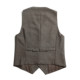 Vest Slim Retro Herringbone Casual Vest Slim