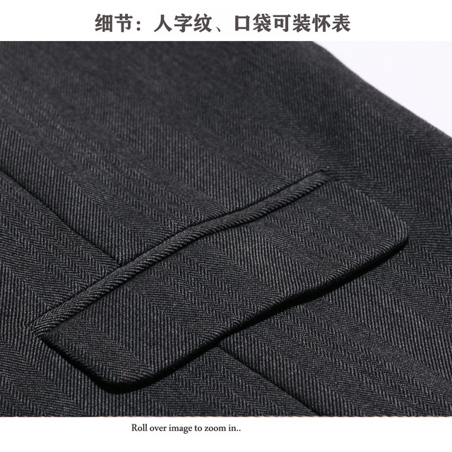 British double-breasted vest men's casual business slim solid color waistcoat vest men's suit vest