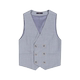 Other striped double-breasted vest retro trend