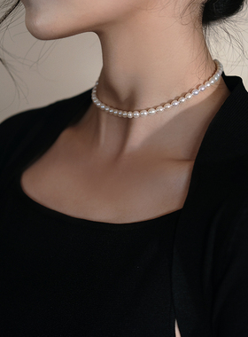 轻奢高级五月定制项链锁骨链颈链