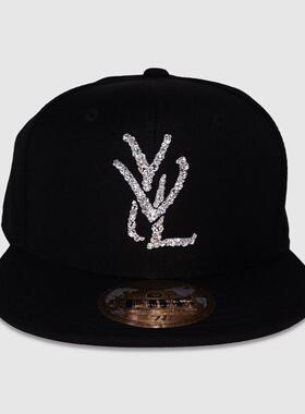 香港正品Opium Playboi Carti YVL Crystal烫钻嘻哈平檐帽高顶帽