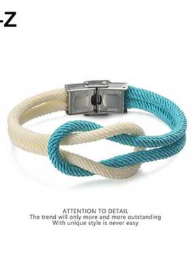 ins简约尼龙绳同心结复古时尚