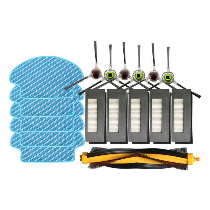 适配科沃斯扫地机器人倾城DG711/716配件DE35/33边刷海帕抹布滚刷 - 图3