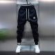 Trendy men's solid color sports sweatpants