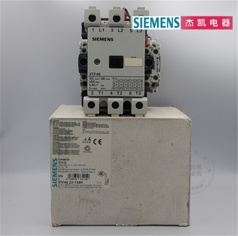 议价原装正品西门子SIEMENS接触器3TF4622-1XB4 DC24V电流45A议价 - 图3