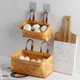 Kens ginger and garlic storage woven kitchen wall-mounted basket