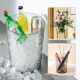 Bedroom simple transparent kitchen trash can with large capacity