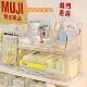 Acrylic transparent desktop storage box facial mask cosmetics perfume skin care products dressing table T-shaped sundry storage rack