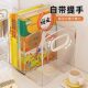 Acrylic transparent desktop bookend storage rack